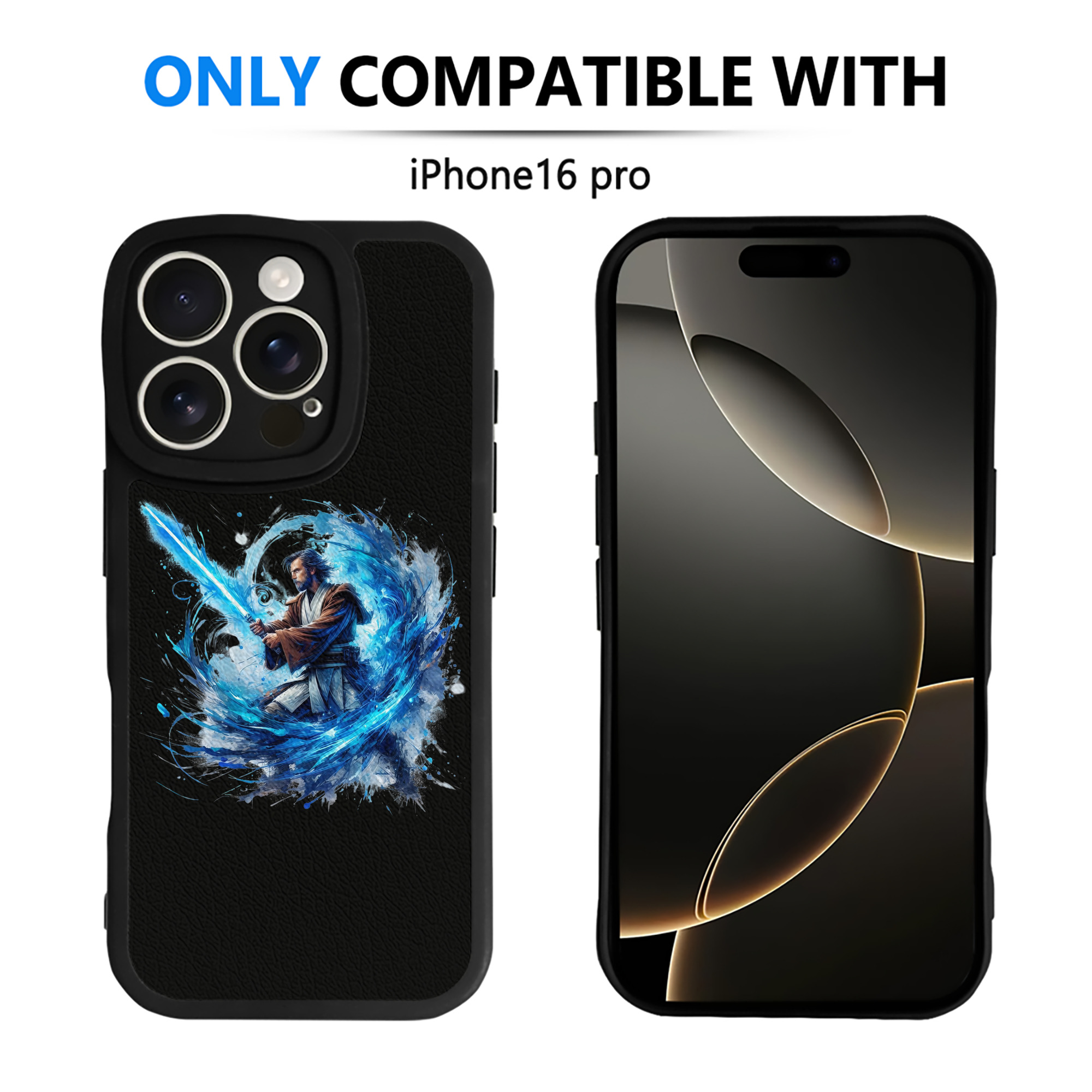 （画像用） スター・ウォーズ Star Wars 【iPhone 16シリーズ対応】シリコンスマホケース（レザー調） 材質：シリコン